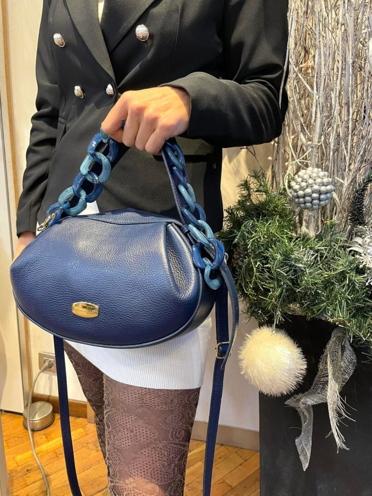 sac bandoulière lcr bleu
