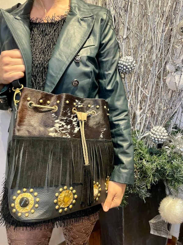 sac a franges noir