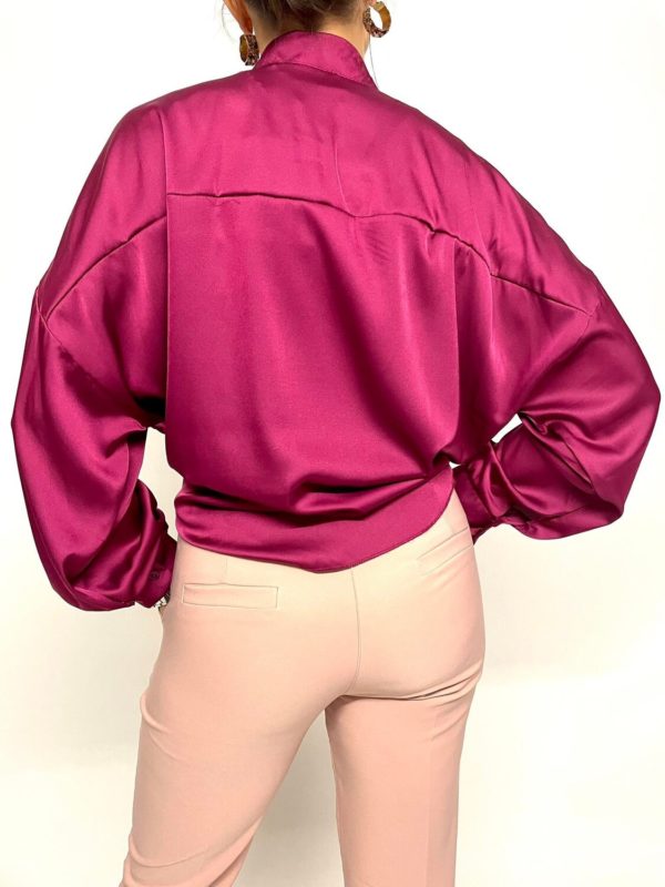 chemisier fuchsia