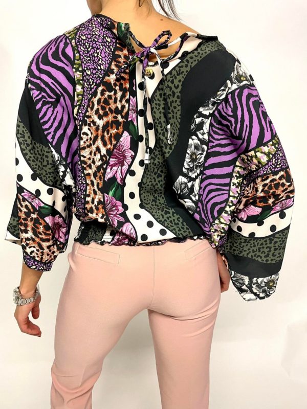 blouse violette