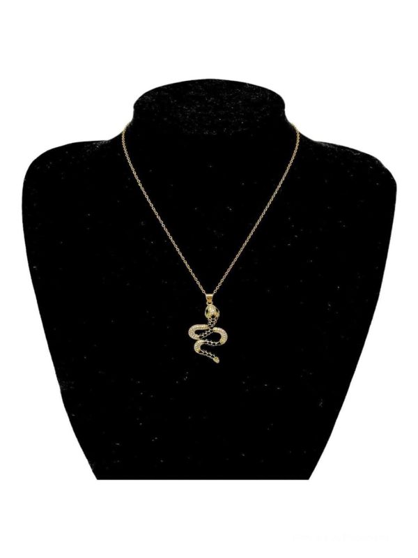collier pendentif serpent