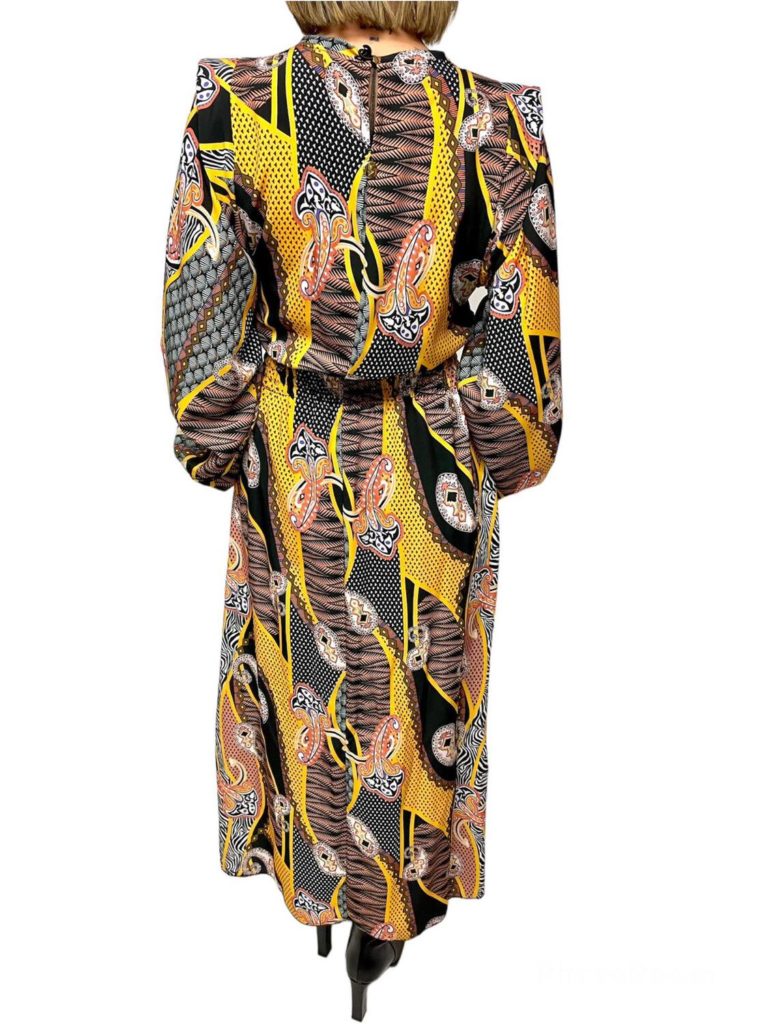 longue robe jaune
