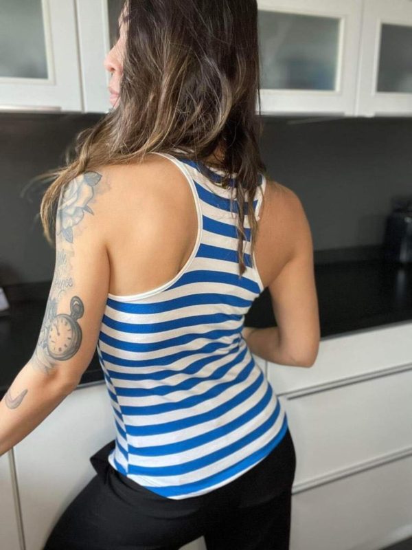 top bleu aude