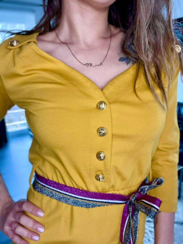 robe quitty jaune