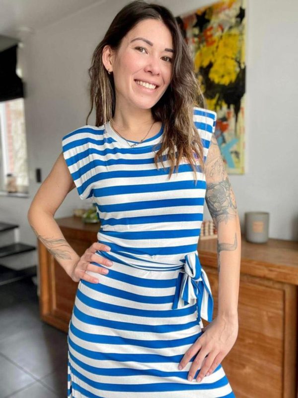 robe amélie bleu