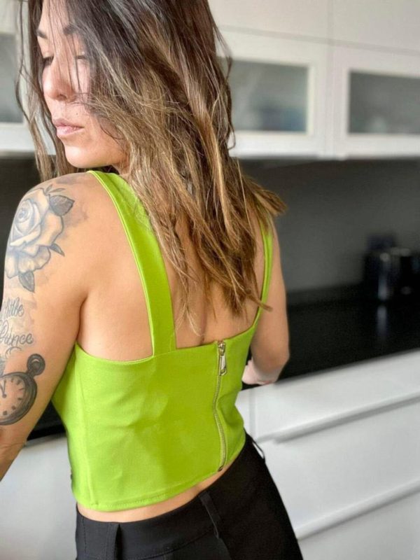 top justine vert