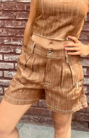 Short Delphine - Camel
