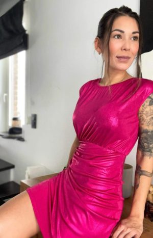 Robe Noémie - fuchsia A550