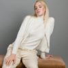 TWINSET EN MAILLE LISSE AVEC PERLES