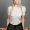 TWINSET EN MAILLE LISSE AVEC PERLES – Image 2