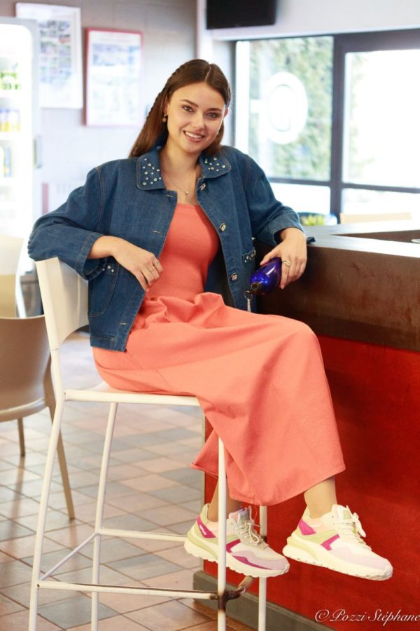 Veste en jeans à strass – Image 3