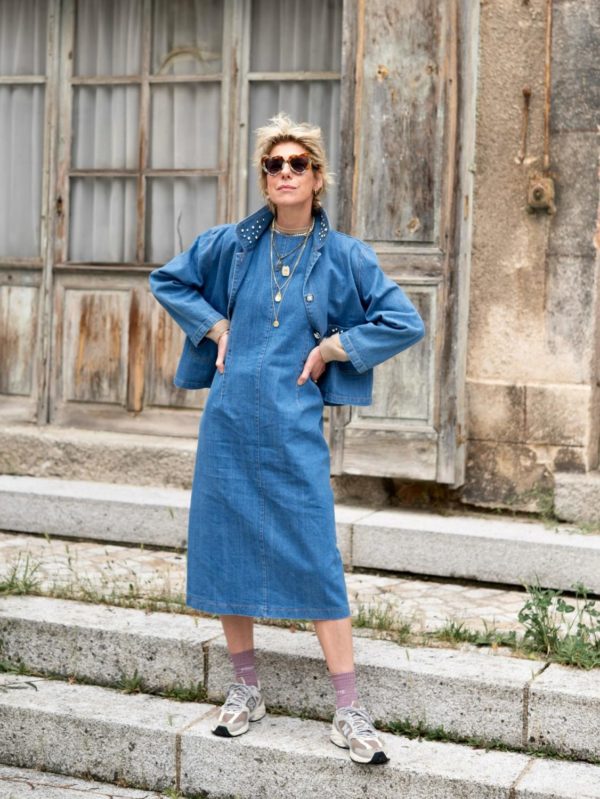 Robe en jeans