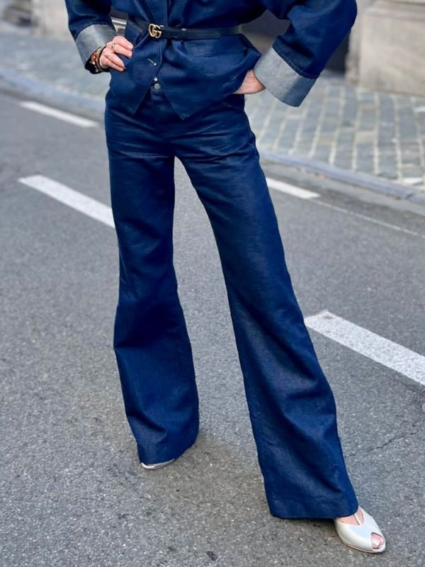 Jeans silver - effet métallisé – Image 4